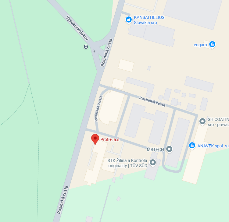 Adresa: Rosinská cesta 8, 010 08 Žilina